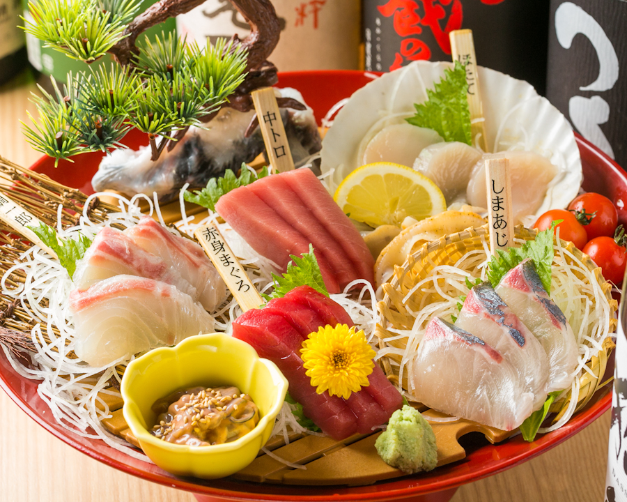 刺身盛り合わせ